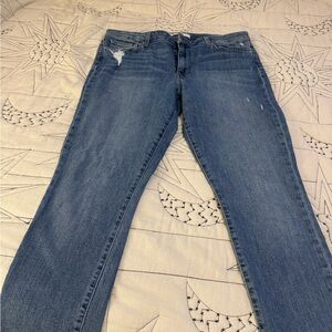 Joe’s Jeans Distressed Blue Ankle Jeans